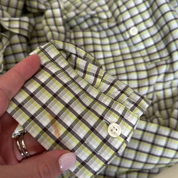 Hugo Boss Men’s Large Plaid Dress Shirt Regular fit - Picture 5 of 5